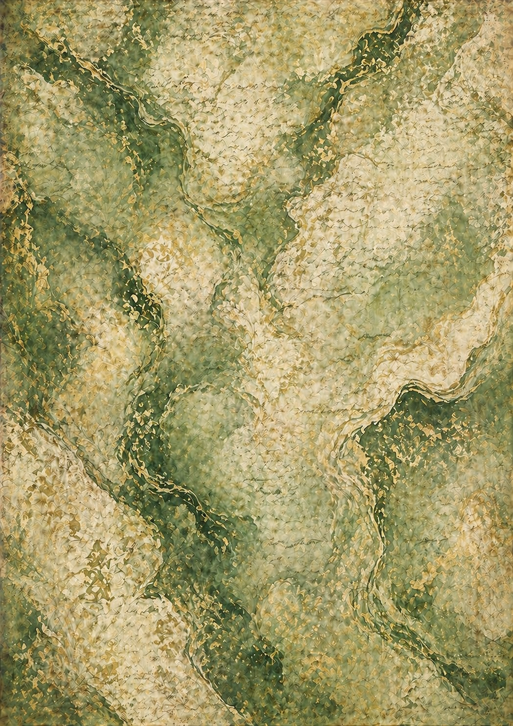 Emerald Manor – Printable Junk Journal Backing Papers | Vintage Green & Gold Digital Paper Pack | Shabby Chic Scrapbook Backgrounds