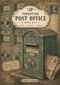 Vintage Post Office Junk Journal Kit Printable, French Postal Ephemera, Green Antique Papers, Mini Junk Journal Kit, Printable Ephemera
