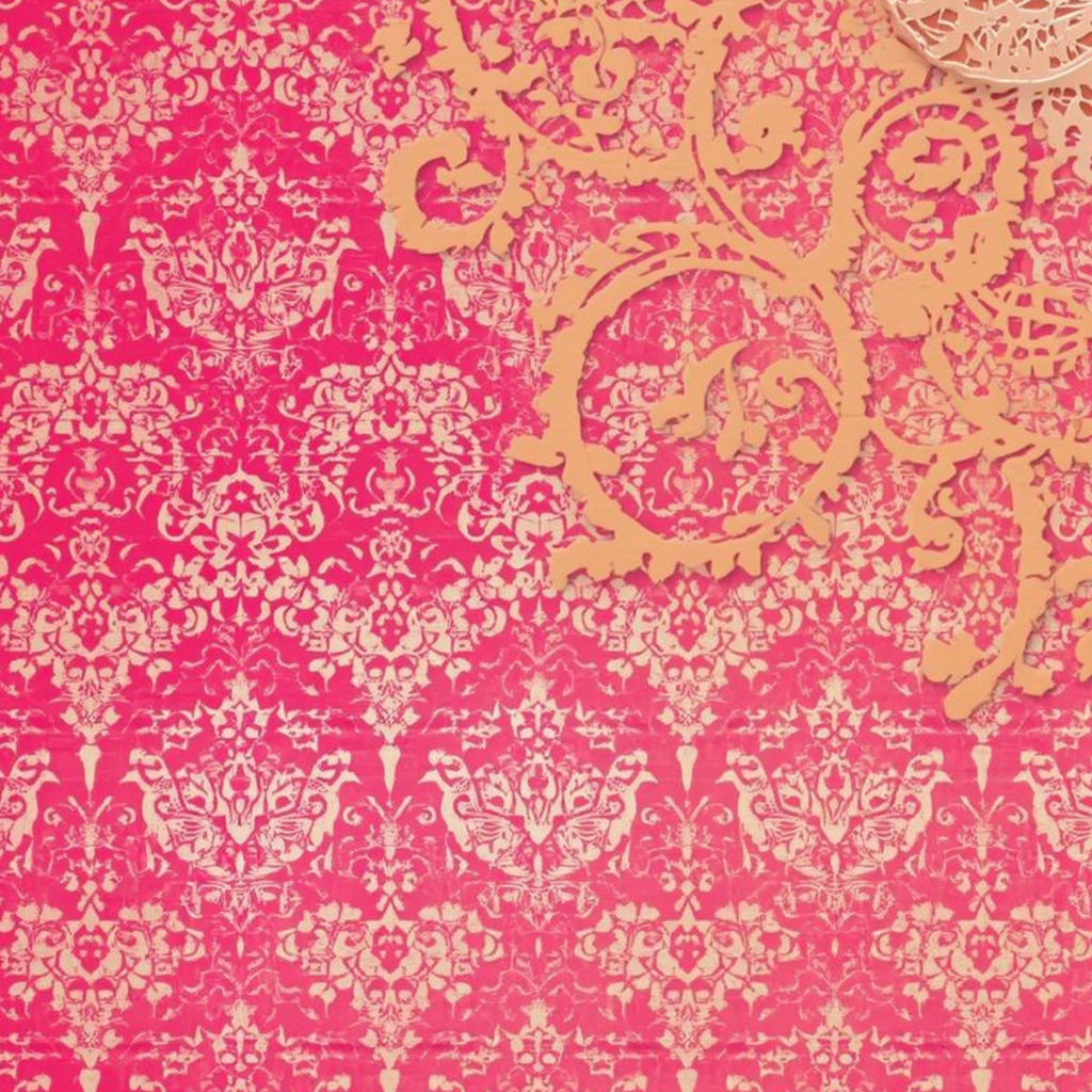 Velvet Ember Papers – Vintage Lace & Damask Backgrounds | Bold Junk Journal Papers | Printable Scrapbook Paper Pack