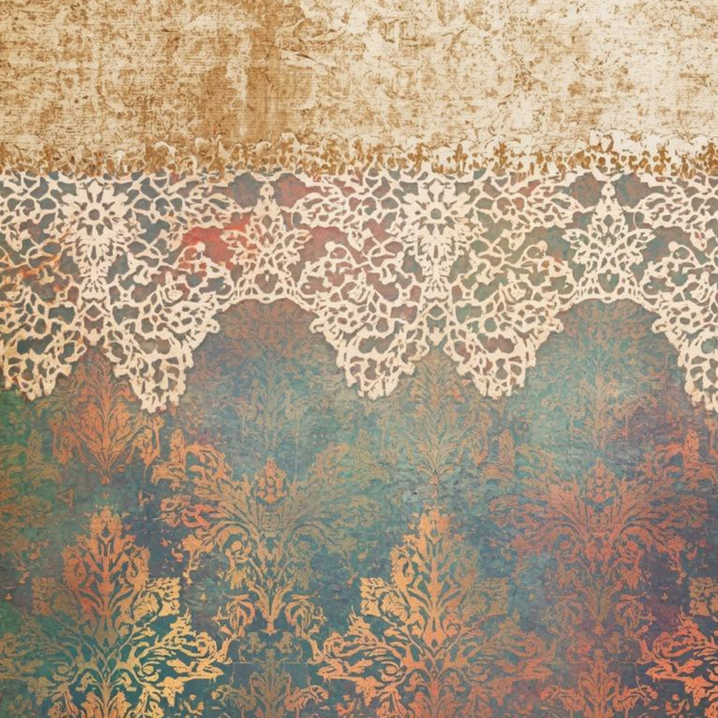 Heirloom Lace Papers – Vintage Damask & Lace Backgrounds | Printable Scrapbook Papers | Junk Journal Kit | Shabby Chic Digital Paper Pack