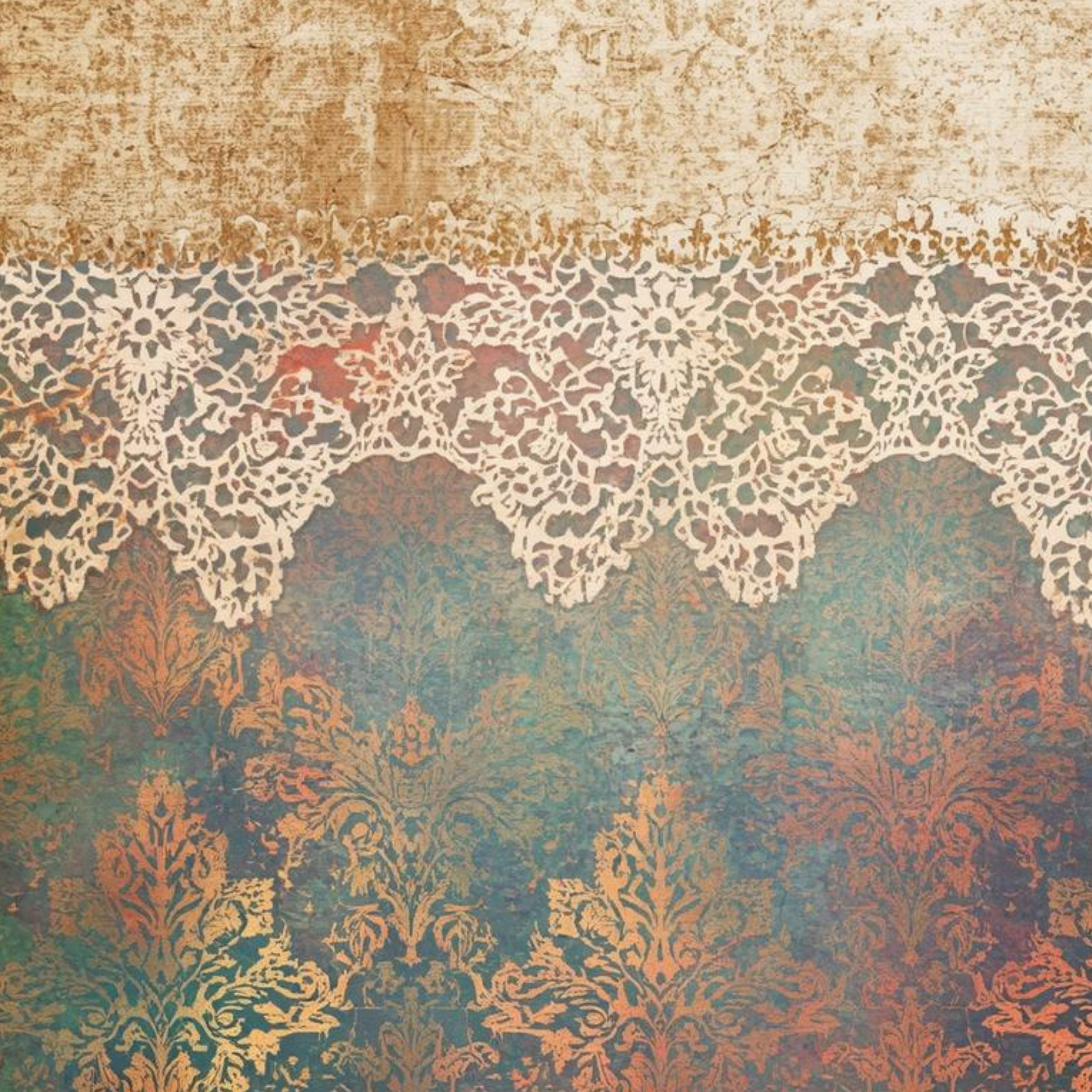 Heirloom Lace Papers – Vintage Damask & Lace Backgrounds | Printable Scrapbook Papers | Junk Journal Kit | Shabby Chic Digital Paper Pack
