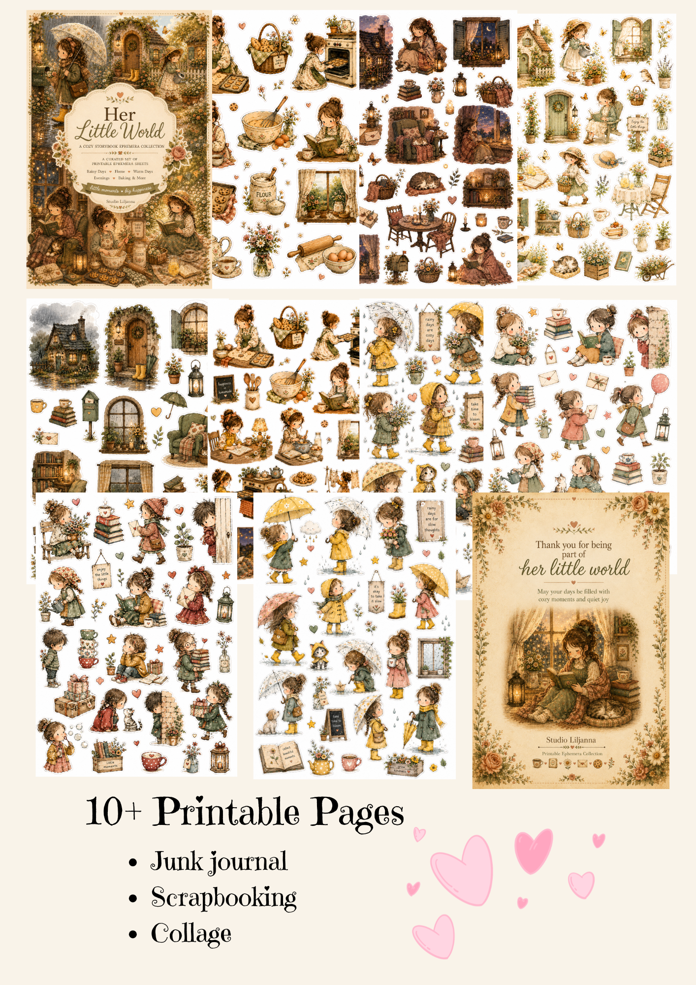 Her Little World” — Cozy Ephemera Collection