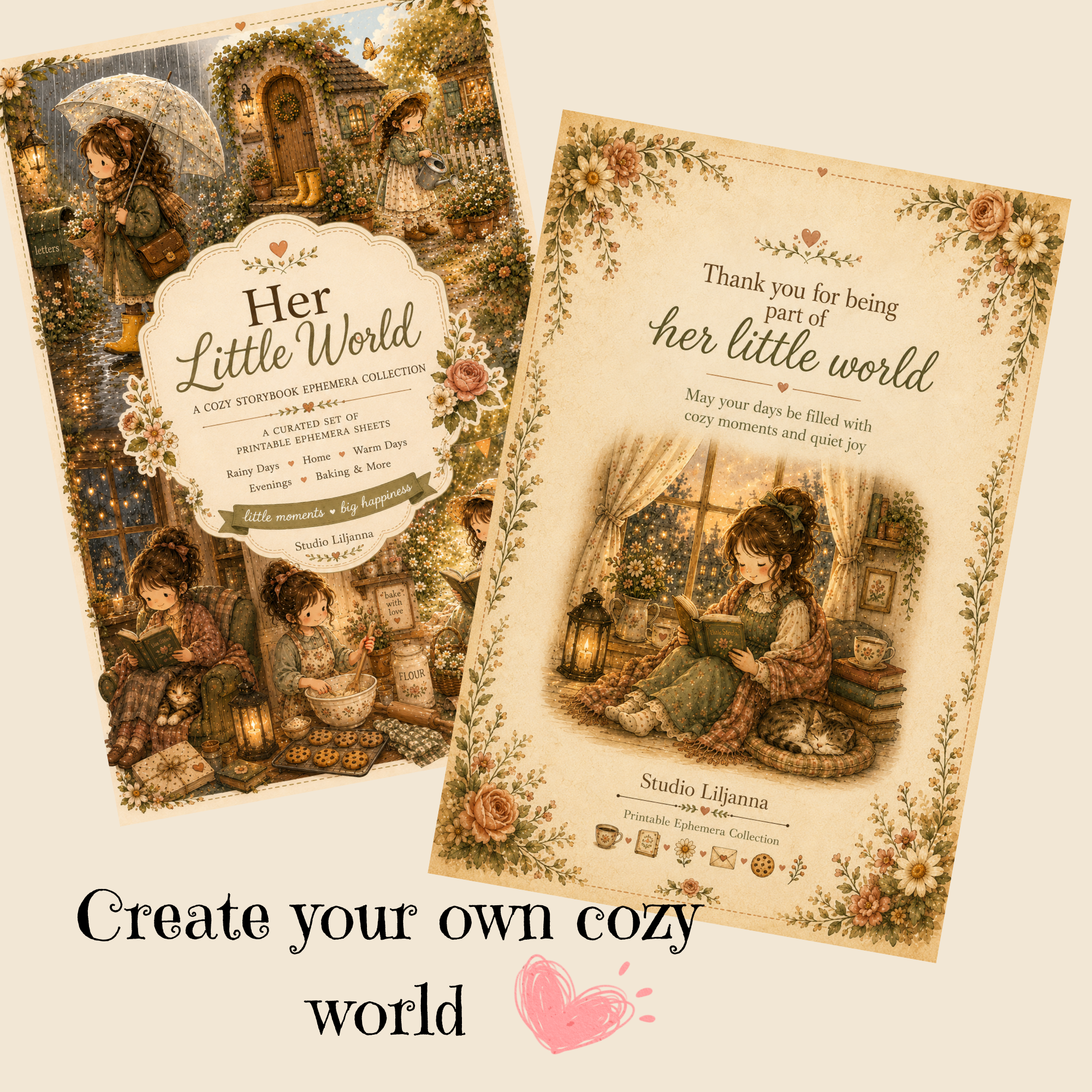 Her Little World” — Cozy Ephemera Collection
