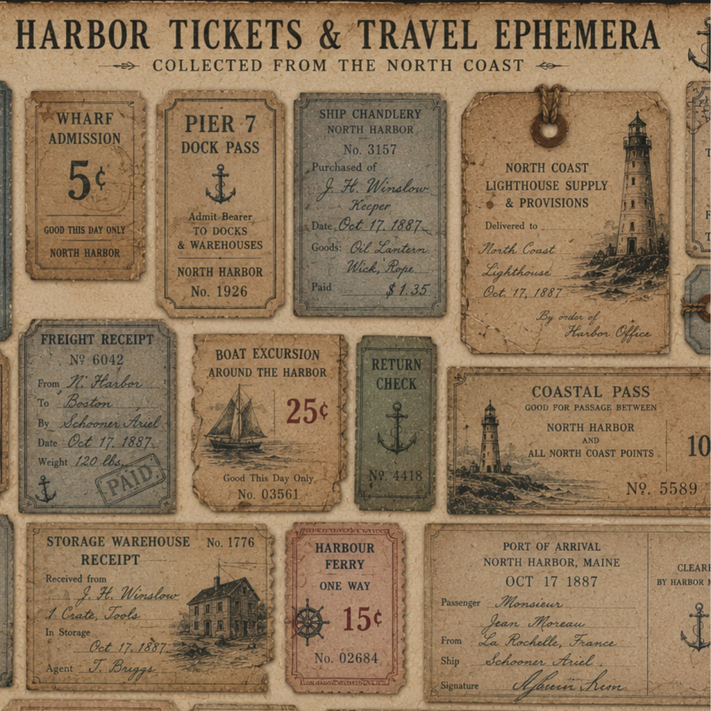 The Old Lighthouse – Printable Junk Journal Kit